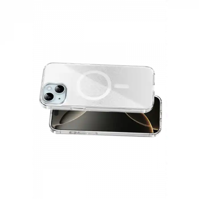 TCX   iPhone 14  Simli Magsafe Kapak - Beyaz