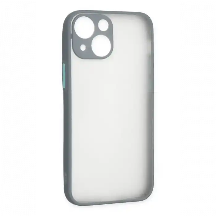 TCX  iPhone 15 Plus Kılıf  Silikon Kapak - Gri
