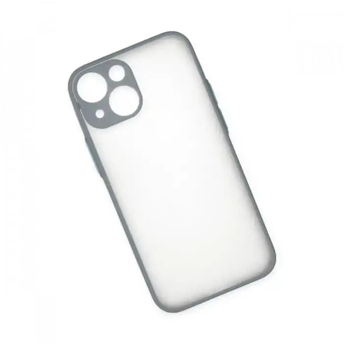 TCX  iPhone 15 Plus Kılıf  Silikon Kapak - Gri