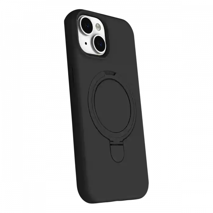 TCX  iPhone 15 Plus Regal Magsafe Standlı Kapak - Siyah