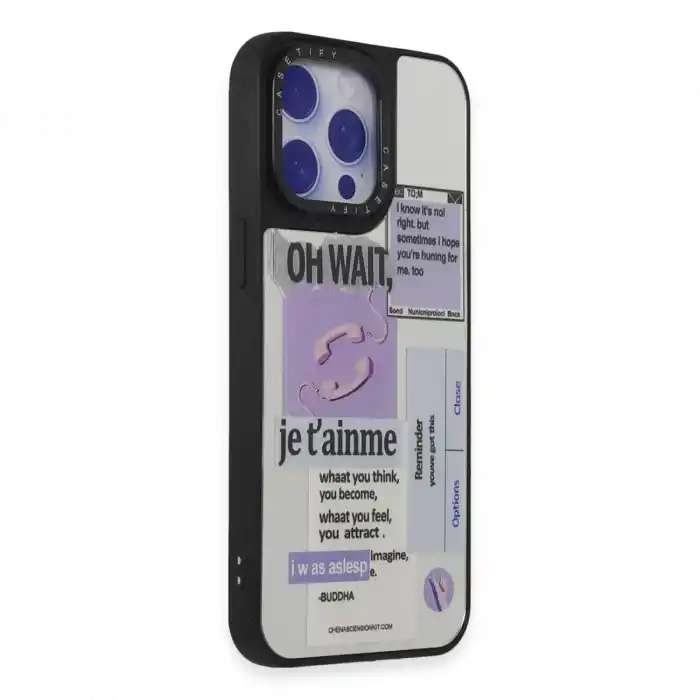 TCX  iPhone 15 Pro Kılıf  Desenli Kapak -  - 4