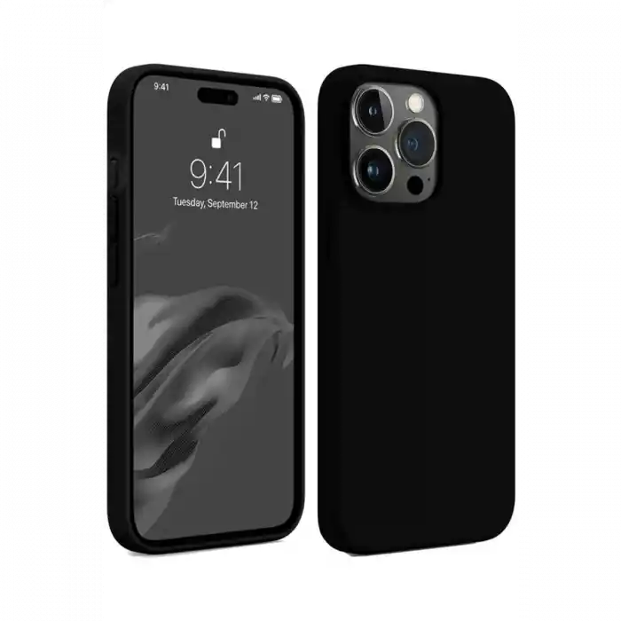 TCX  iPhone 15 Pro Kılıf First Silikon - Siyah