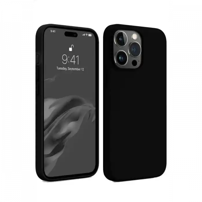 TCX  iPhone 15 Pro Max Kılıf First Silikon - Siyah