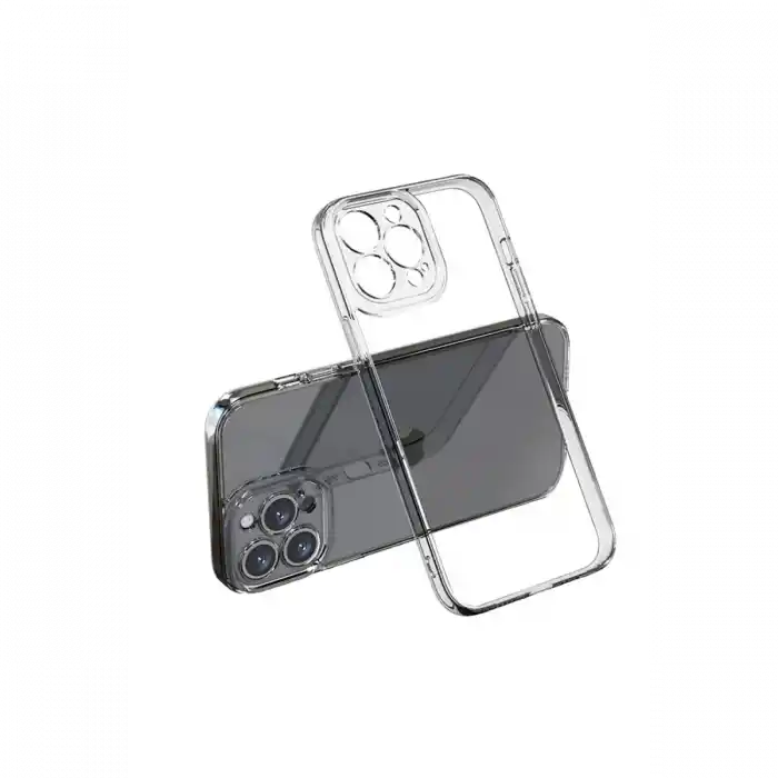 TCX  iPhone 15 Pro Max Kılıf Lüx Şeffaf Silikon