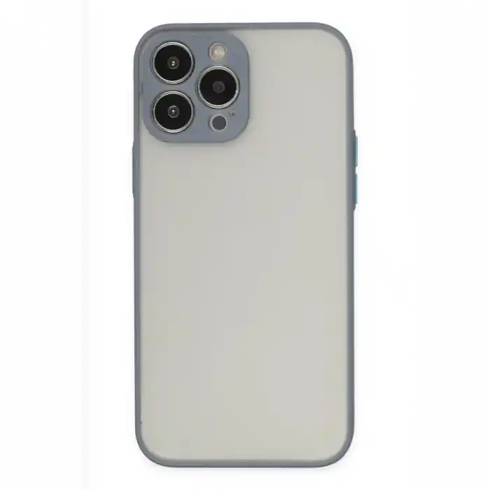 TCX  iPhone 15 Pro Max Kılıf  Silikon Kapak - Gri
