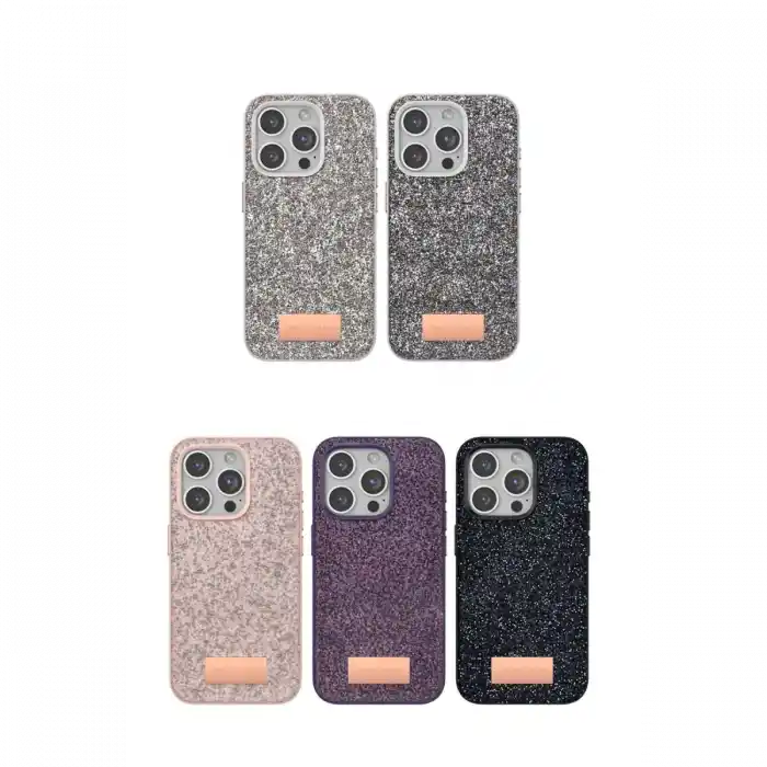 TCX   iPhone 15  Simli Kapak - Derin Mor