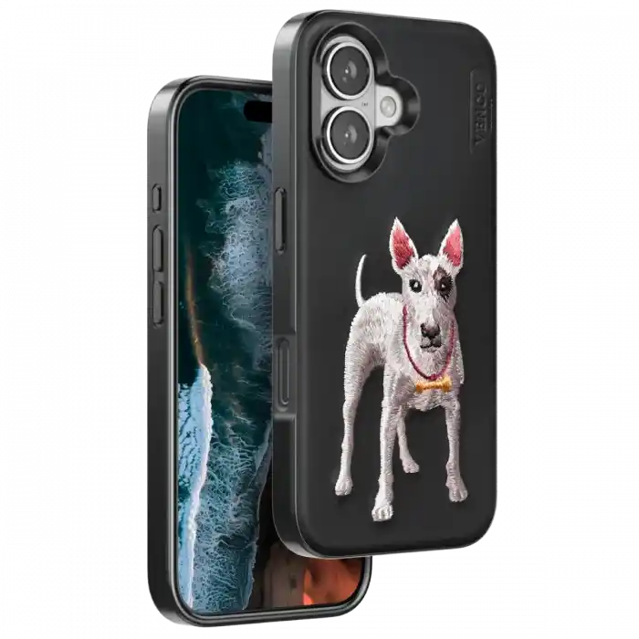 TCX   iPhone 16  Desenli Kapak - Siyah