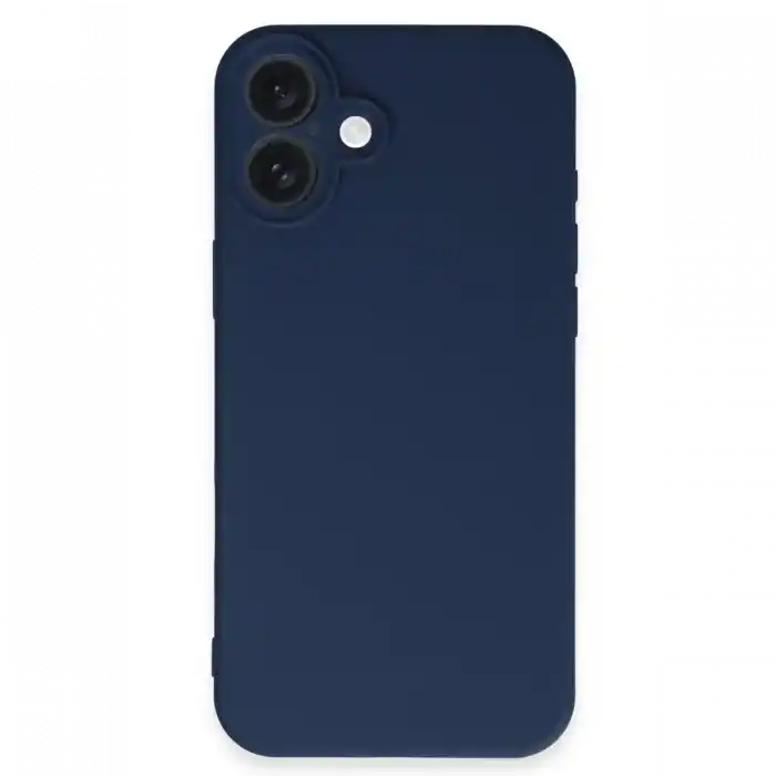 TCX  iPhone 16 Kılıf First Silikon - Lacivert