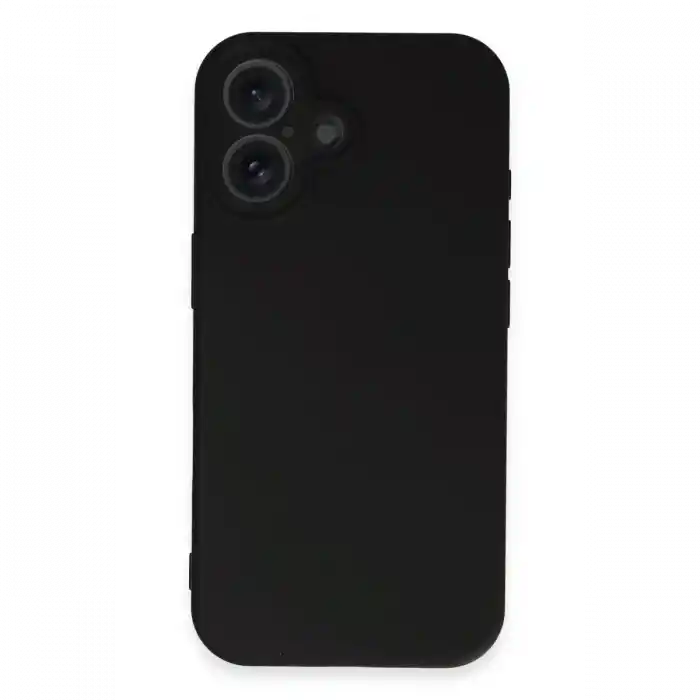 TCX  iPhone 16 Kılıf First Silikon - Siyah