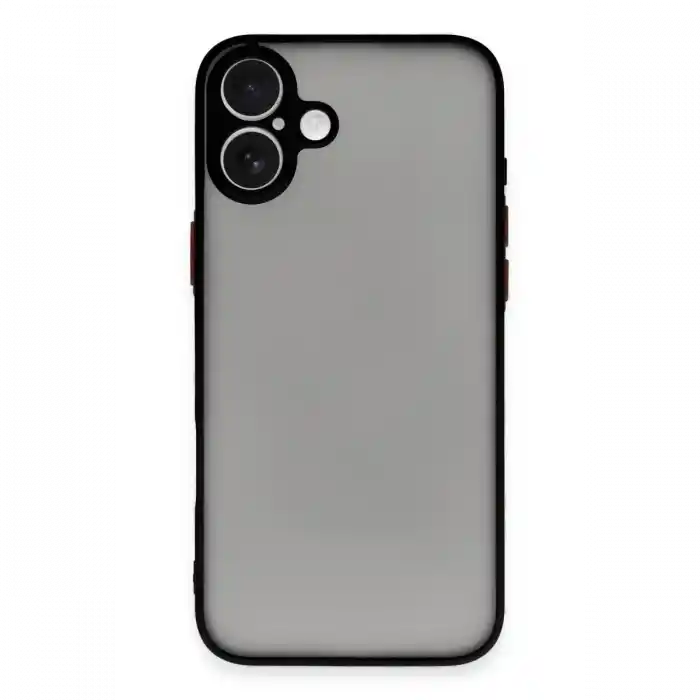 TCX  iPhone 16 Kılıf  Silikon Kapak - Siyah