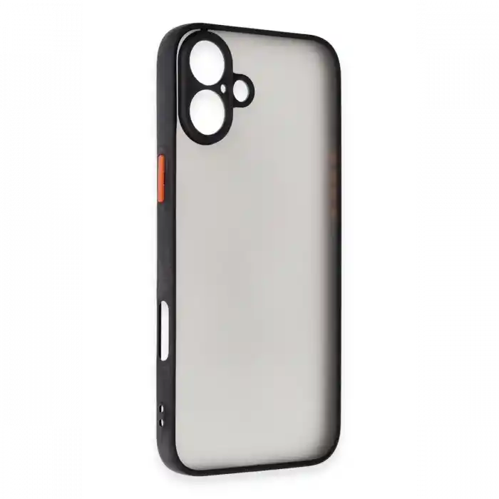 TCX  iPhone 16 Kılıf  Silikon Kapak - Siyah