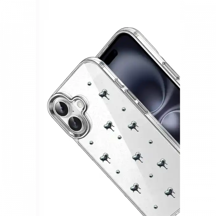 TCX  iPhone 16 Plus Fiyonk Desenli Kapak - Desen 1