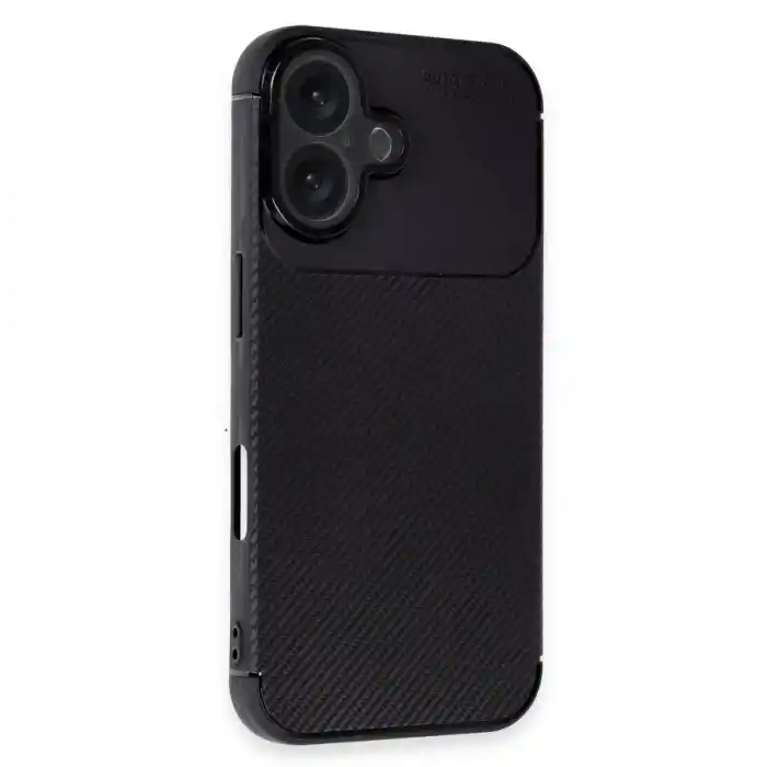 TCX  iPhone 16 Plus Kılıf Auto  Karbon Kapak - Siyah