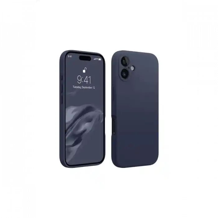 TCX  iPhone 16 Plus Kılıf First Silikon - Lacivert