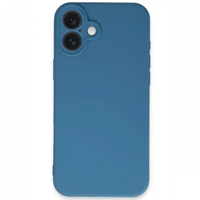 TCX  iPhone 16 Plus Kılıf First Silikon - Mavi