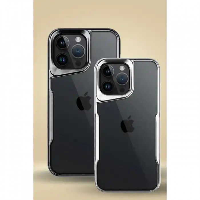 TCX  iPhone 16 Pro Max Kılıf Boyi Silikon Kapak - Siyah