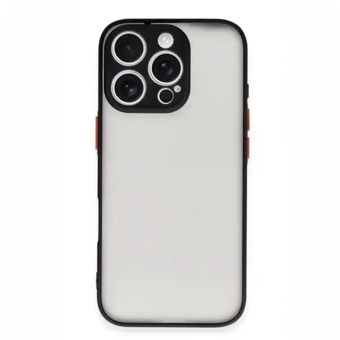 TCX  iPhone 16 Pro Max Kılıf  Silikon Kapak - Siyah