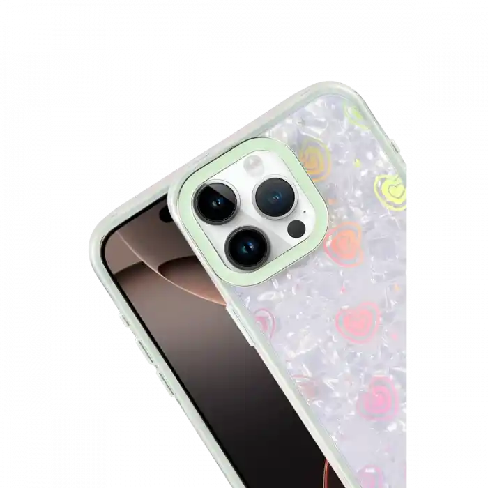 TCX  iPhone 16 Pro Max Lumi Desenli Kapak - Yeşil