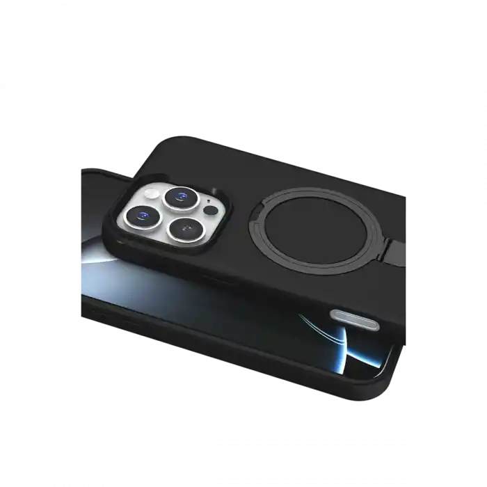TCX  iPhone 16 Pro Max Regal Magsafe Standlı Kapak - Siyah