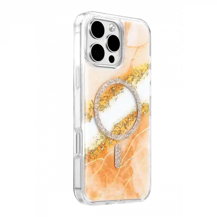 TCX   iPhone 16 Pro Max  Simli Magsafe Kapak - Turuncu