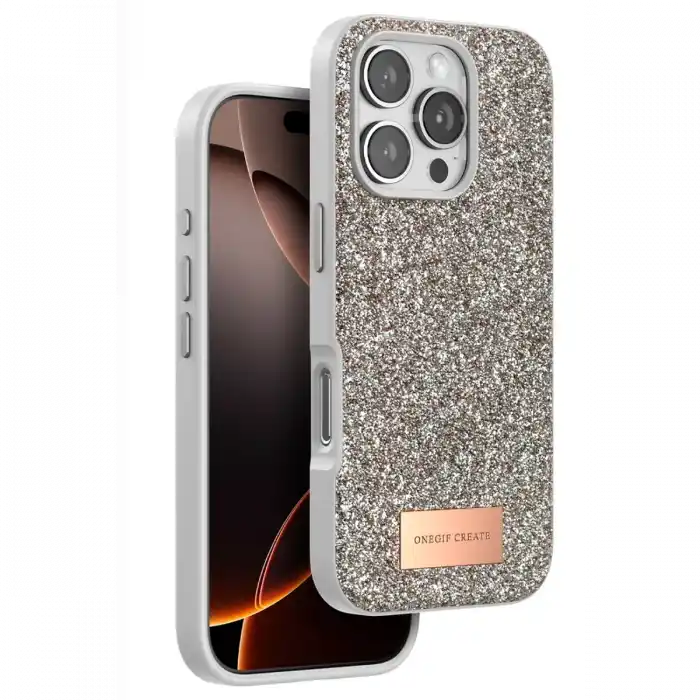 TCX   iPhone 16 Pro  Simli Kapak - Çöl Titanyum