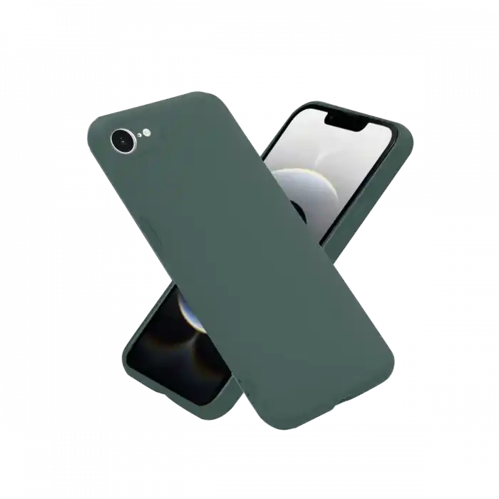 TCX  iPhone 16E Kılıf First Silikon - Koyu Yeşil