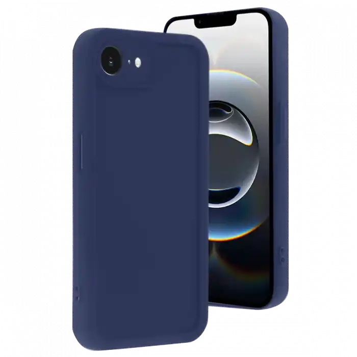 TCX  iPhone 16E Kılıf  Silikon - Lacivert