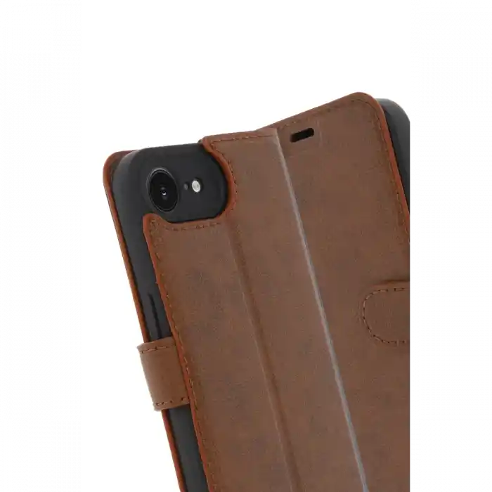 TCX  iPhone 16E Kılıf Trend S Plus Kapaklı Kılıf - Taba