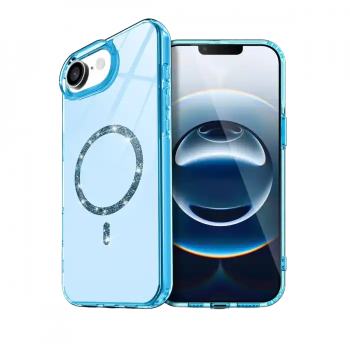TCX  iPhone 16E Live Diamond Magsafe Kapak - Mavi