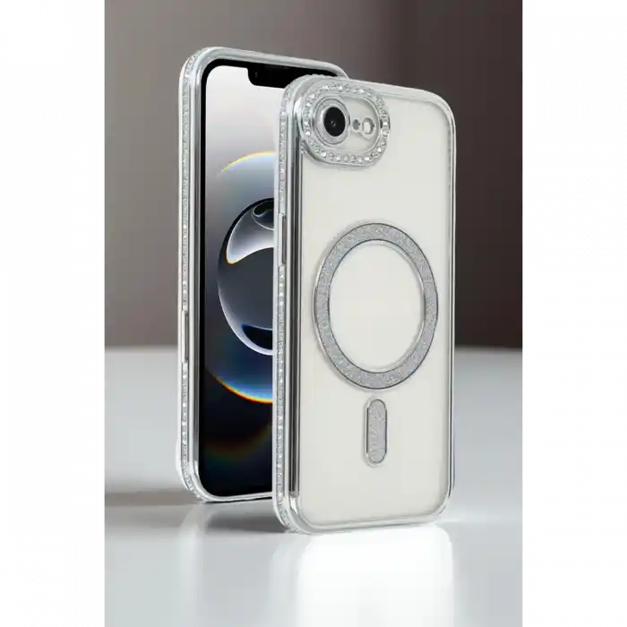 TCX  iPhone 16E  Simli Magneticsafe Kılıf - Derin Mor