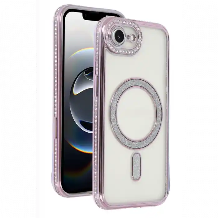 TCX  iPhone 16E  Simli Magneticsafe Kılıf - Pembe