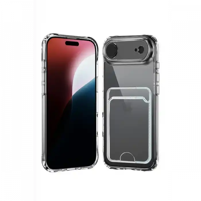 TCX  iPhone 17 Air Kart Şeffaf Silikon - Şeffaf