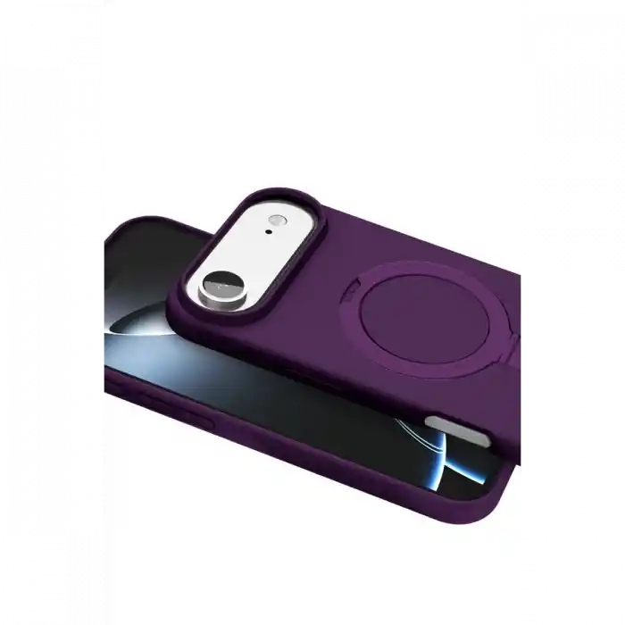 TCX  iPhone 17 Air Regal Magsafe Standlı Kapak - Derin Mor