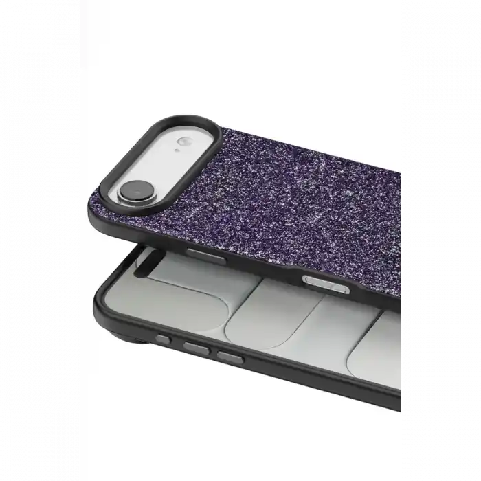 TCX   iPhone 17 Air  Simli Kapak - Derin Mor