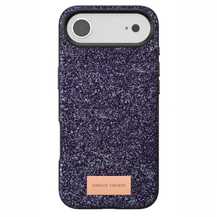 TCX   iPhone 17 Air  Simli Kapak - Derin Mor
