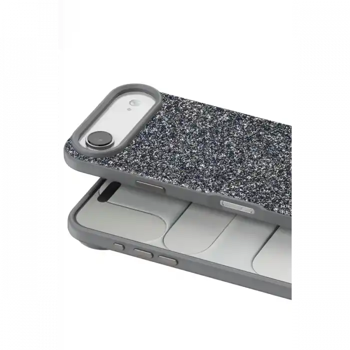 TCX   iPhone 17 Air  Simli Kapak - Gümüş