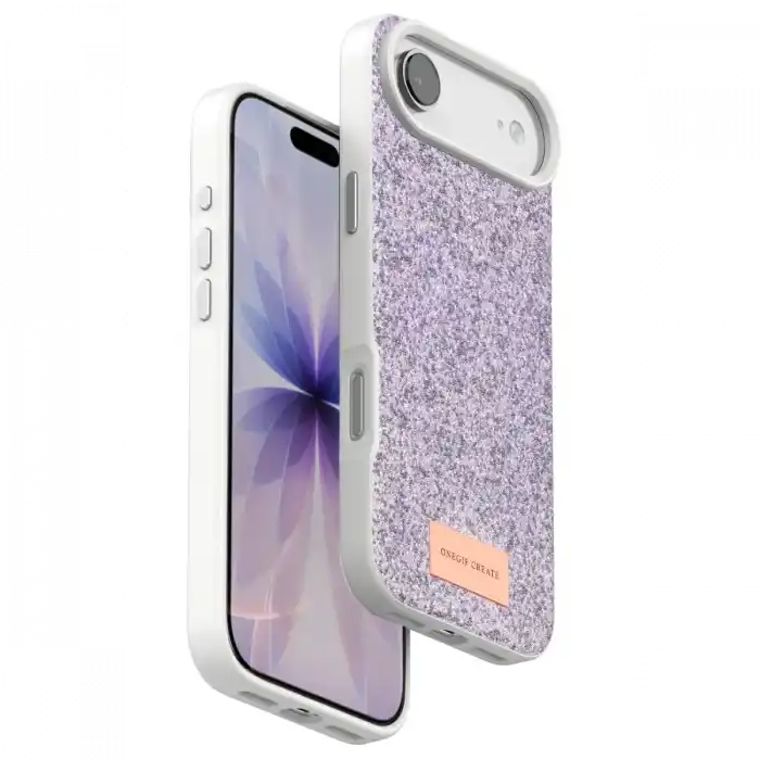 TCX   iPhone 17 Air  Simli Kapak - Lila