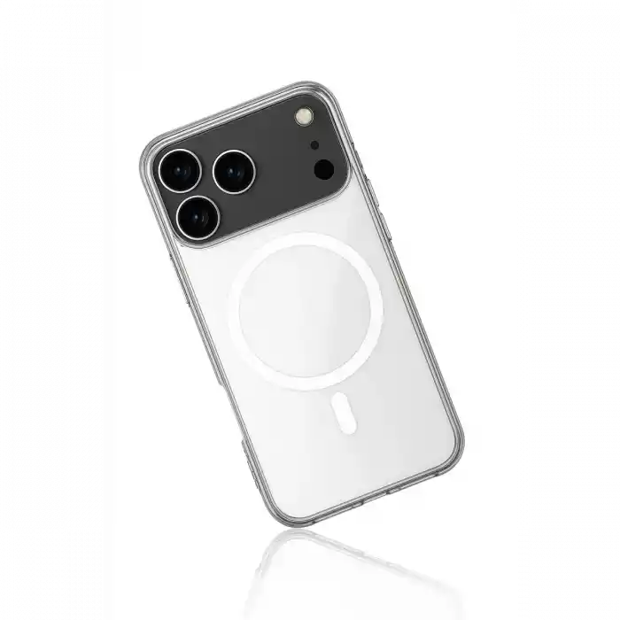 TCX  iPhone 17 Pro Kılıf Magneticsafe Şeffaf Silikon - Şeffaf
