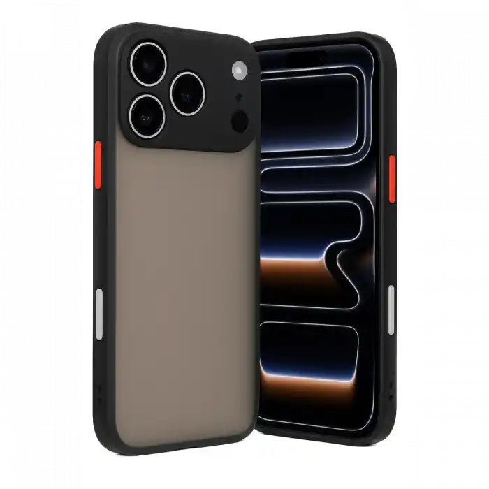 TCX  iPhone 17 Pro Kılıf  Silikon Kapak - Siyah