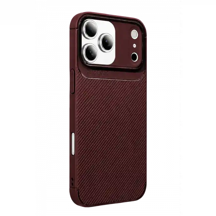 TCX İphone 17 Pro Max Auto Focus Karbon Kapak - Bordo
