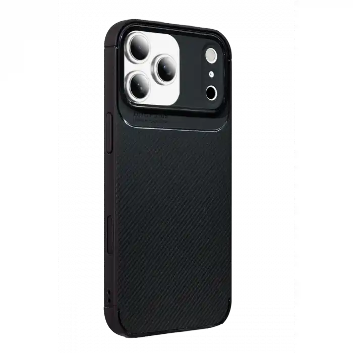 TCX  iPhone 17 Pro Max Auto  Karbon Kapak - Siyah