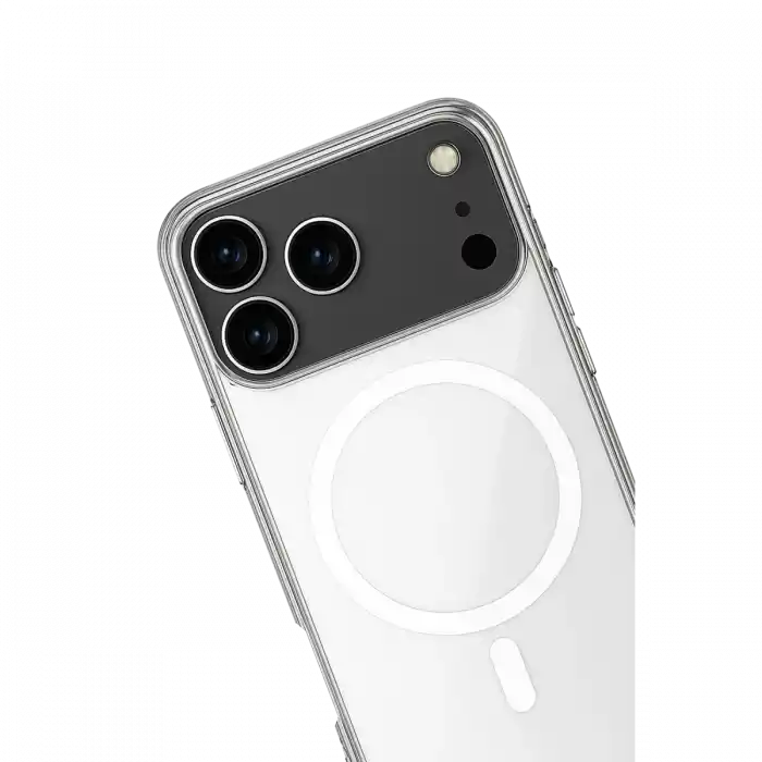 TCX  iPhone 17 Pro Max Kılıf Magneticsafe Şeffaf Silikon - Şeffaf