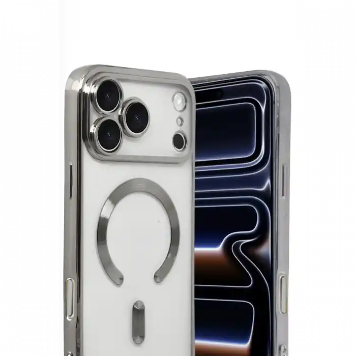 TCX  iPhone 17 Pro Max Kross Magneticsafe Kapak - Gümüş