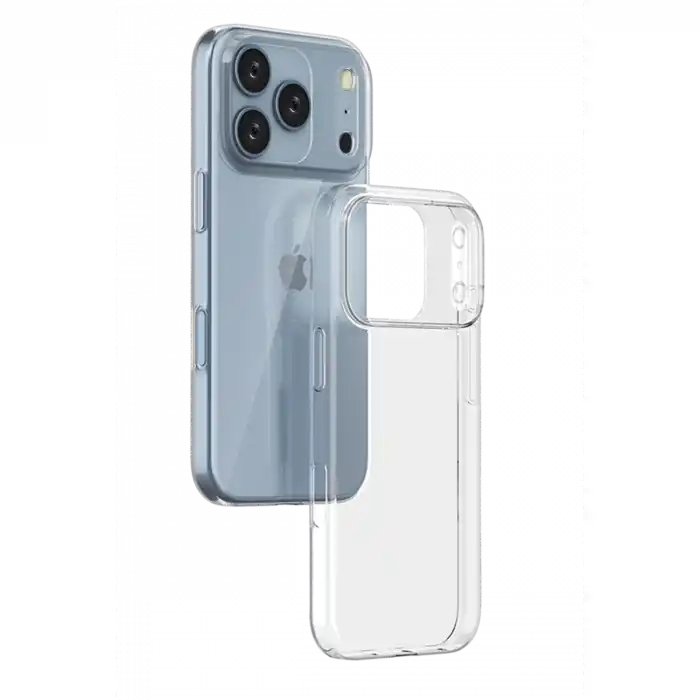 TCX  iPhone 17 Pro Max Lüx Şeffaf Silikon - Şeffaf