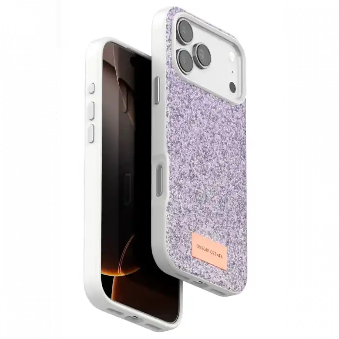 TCX   iPhone 17 Pro Max  Simli Kapak - Lila