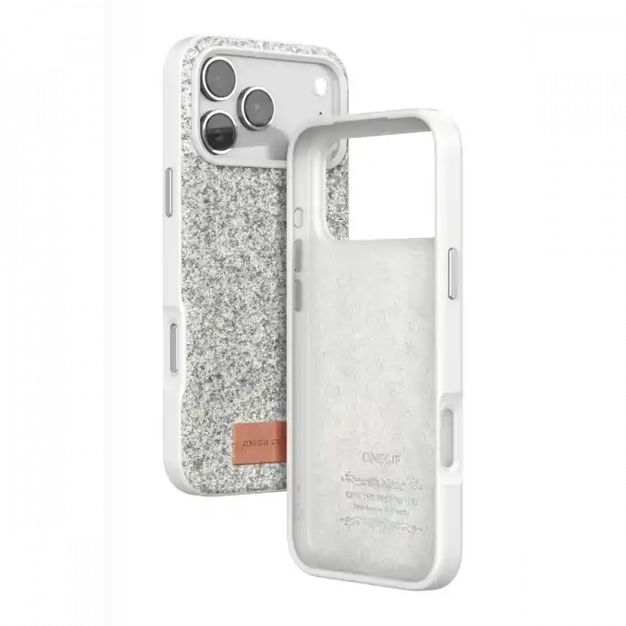 TCX   iPhone 17 Pro  Simli Kapak - Beyaz