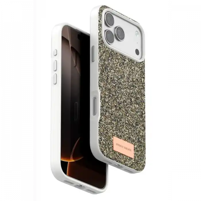 TCX   iPhone 17 Pro  Simli Kapak - Çöl Titanyum