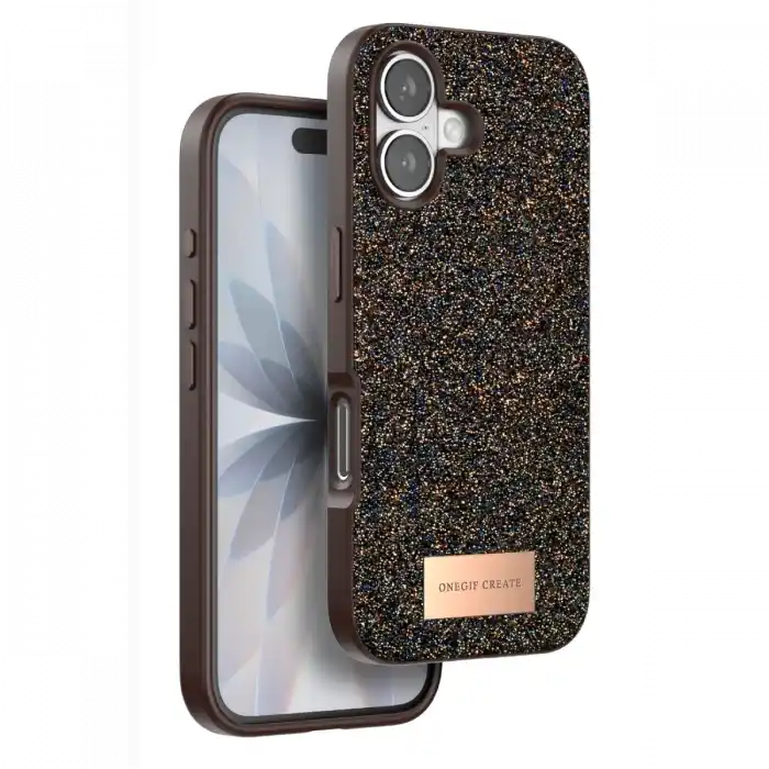 TCX   iPhone 17  Simli Kapak - Gold