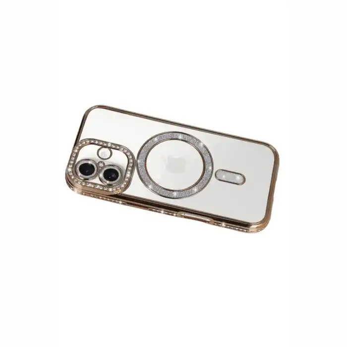 TCX  iPhone 17  Simli Magneticsafe Kılıf - Gold
