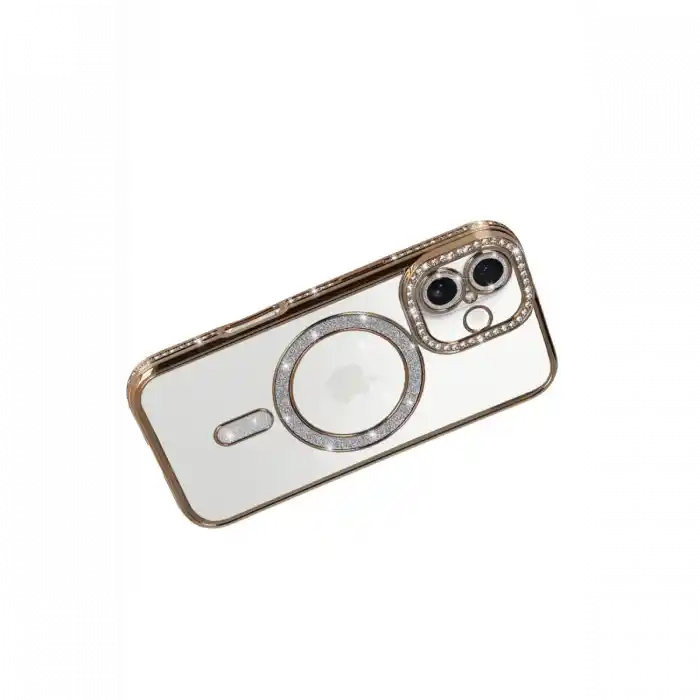 TCX  iPhone 17  Simli Magneticsafe Kılıf - Gold